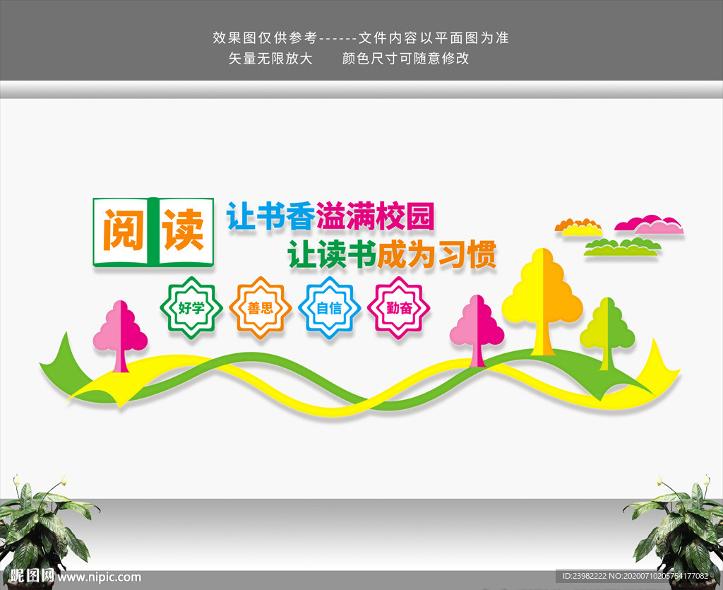 阅读室文化墙