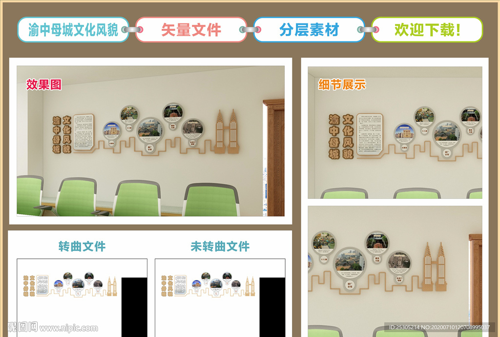 渝中母城文化墙