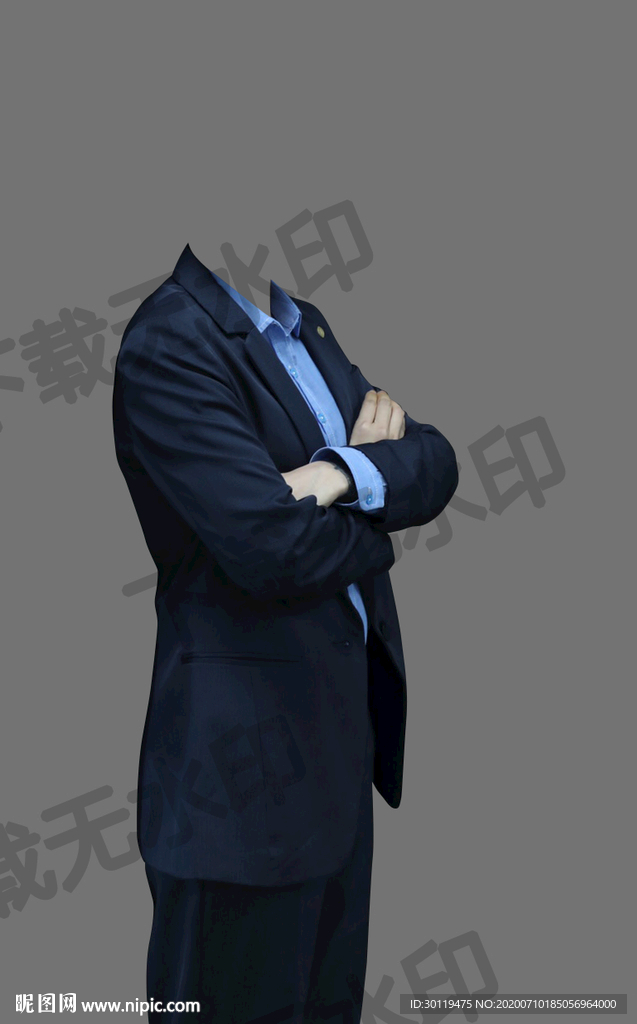 男士半身西装