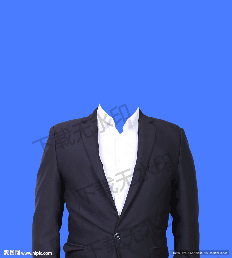 证件照女性半身衣服