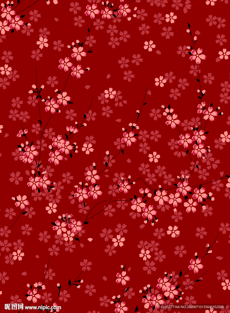 满底花朵