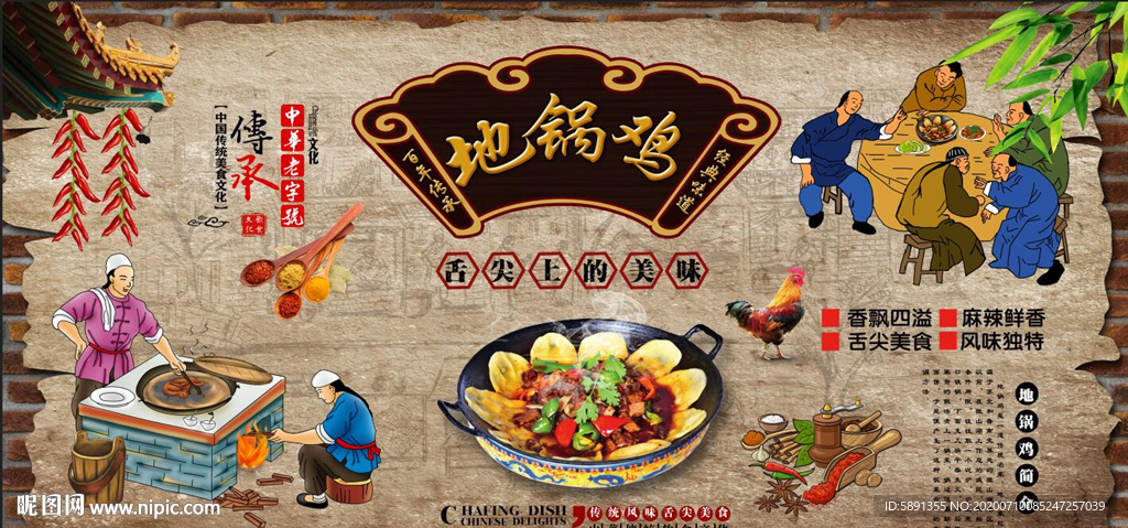 地锅鸡