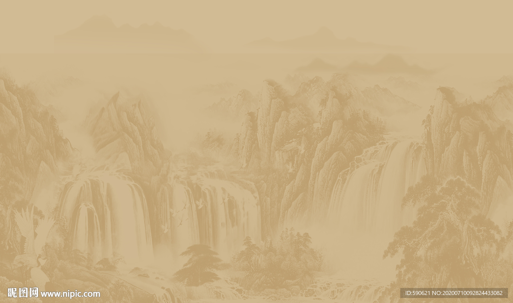 新中式背景墙