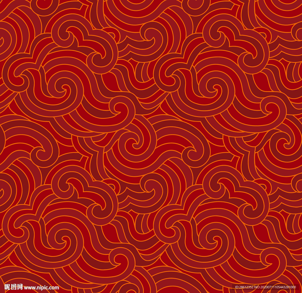 矢量海水纹