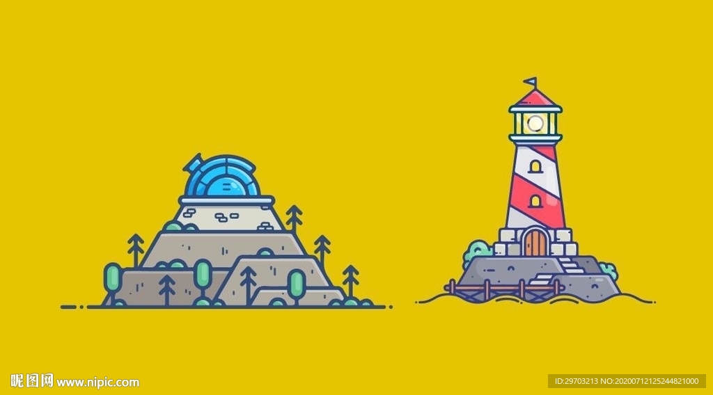 卡通建筑