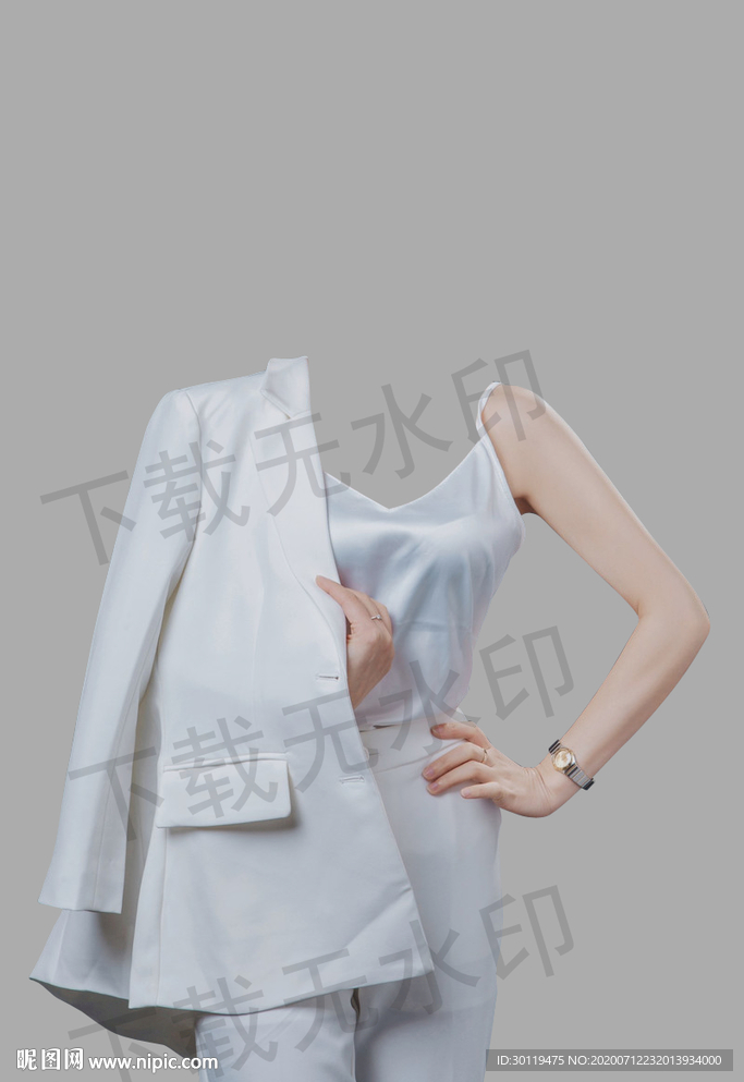 女性半身正装