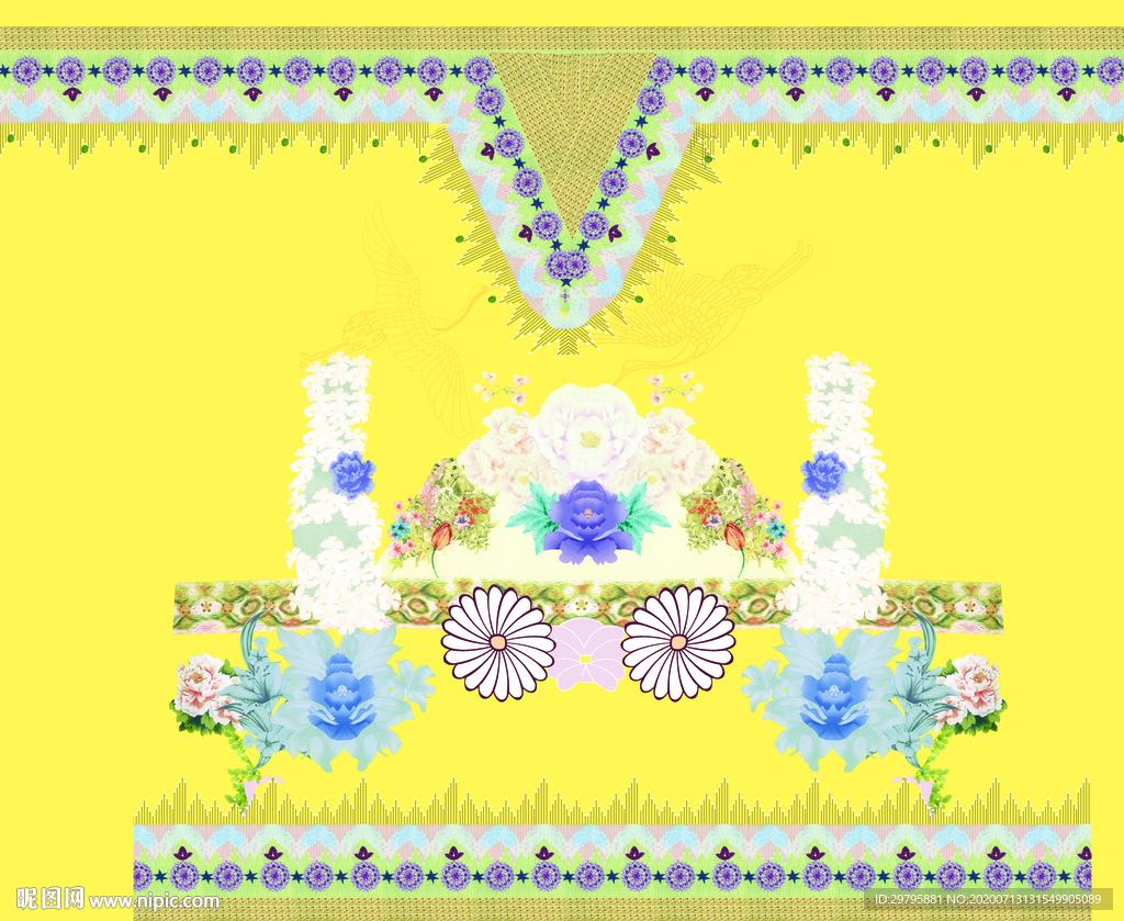 大牌 印花 花朵