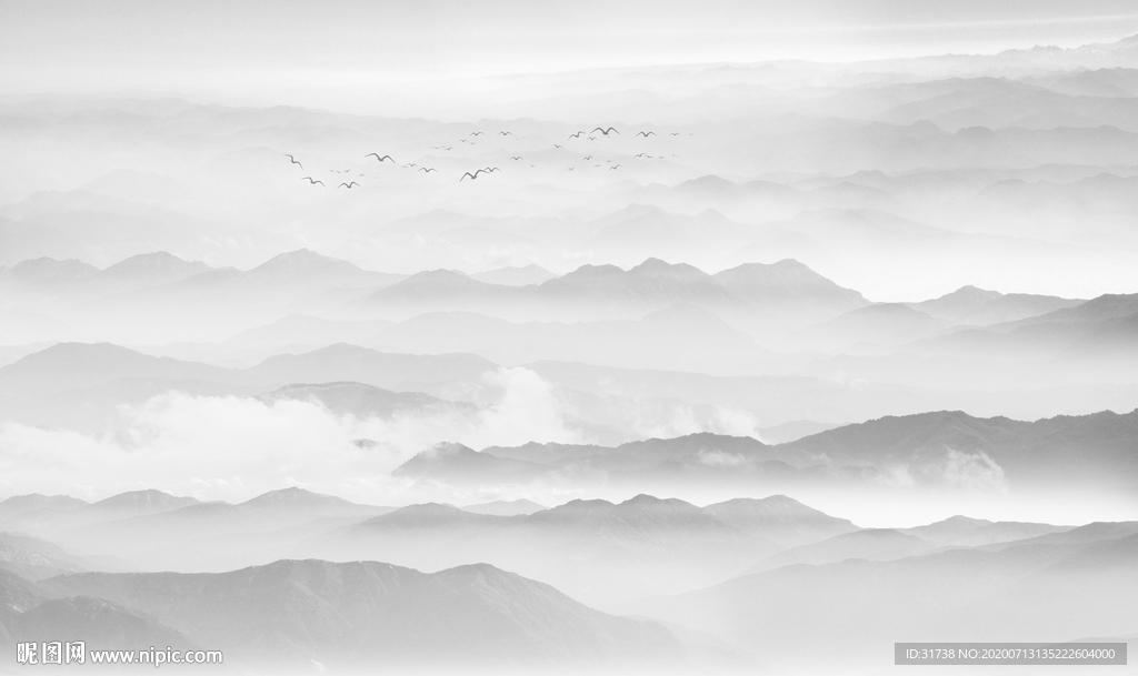 新中式山水画