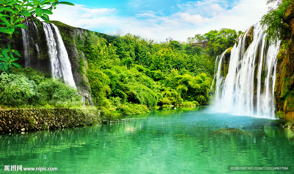 源远流长山水画