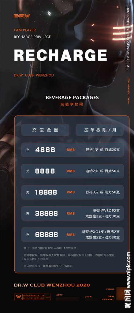 充值优惠套餐