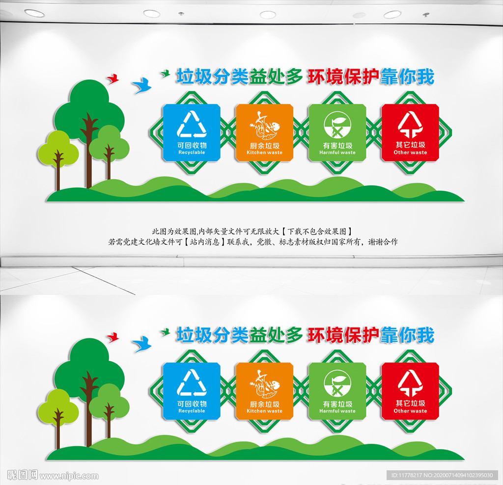 垃圾分类文化墙