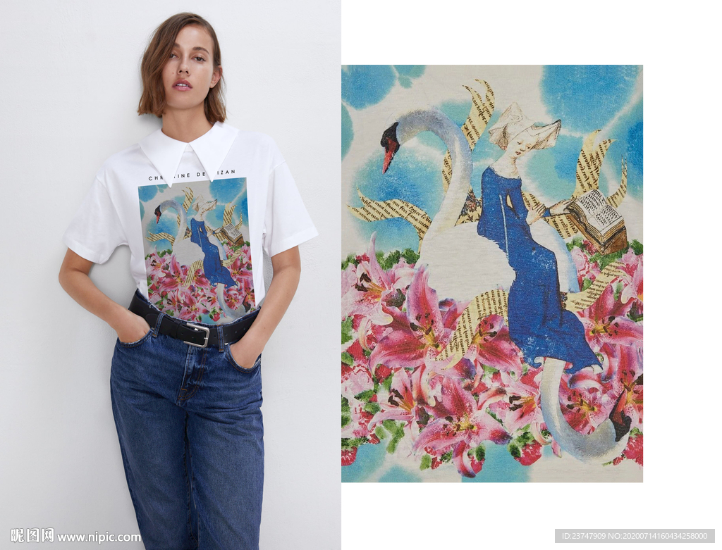 大牌花型 女装花型