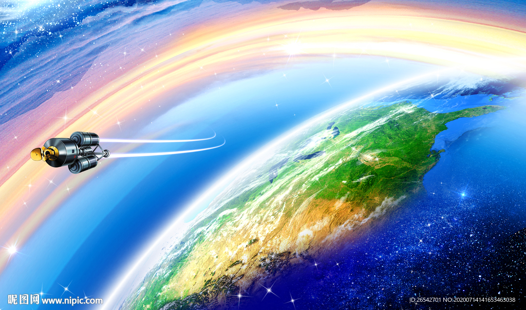 星空直播背景墙