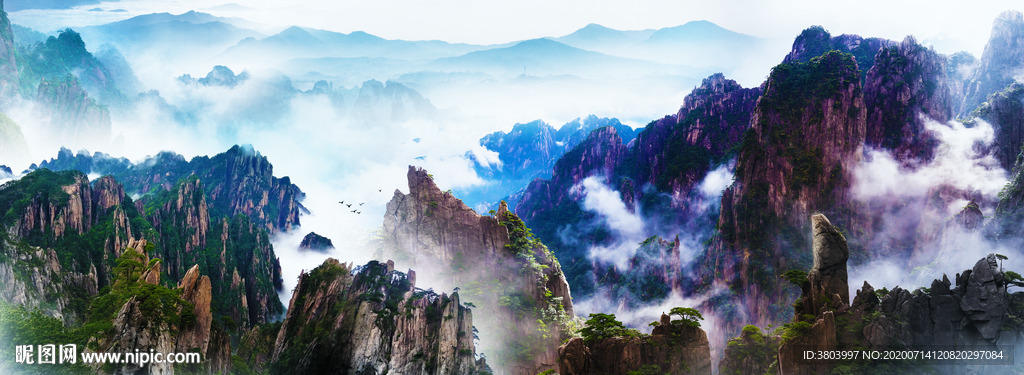 巨幅山水画