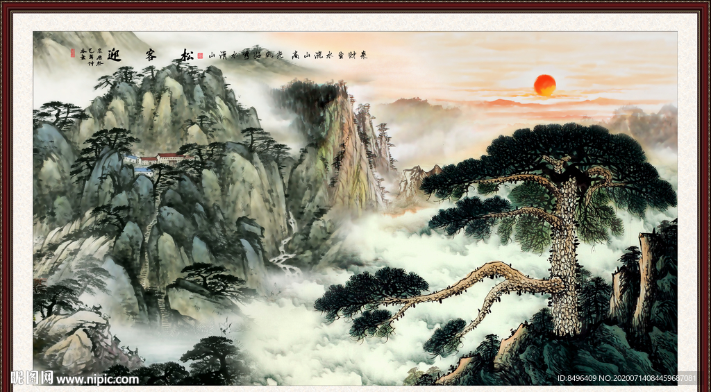 山水画国画山水画