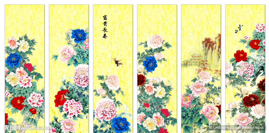 装饰画牡丹