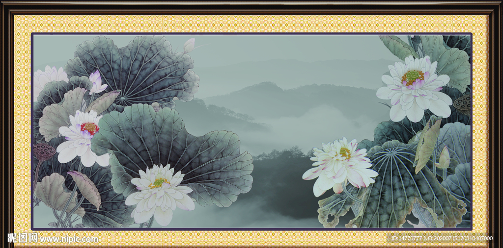 荷花图