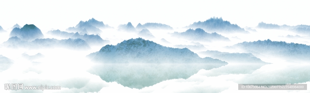 山水画 水墨山水画 意境山水画