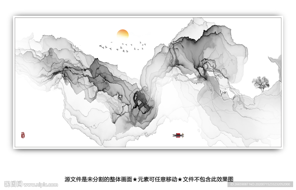 山水画国画山水画