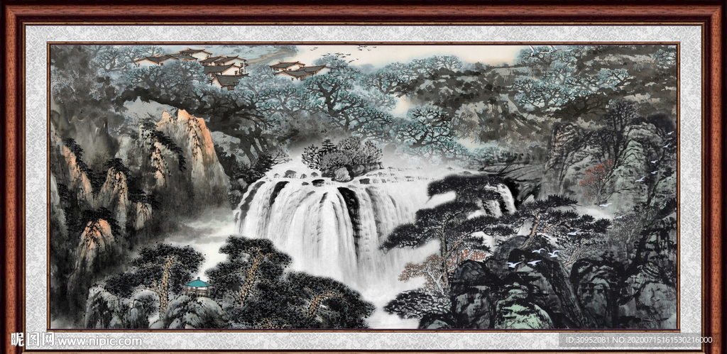 聚宝盆山水