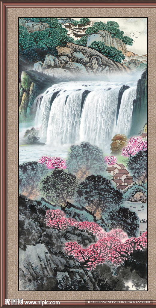 巨幅山水画