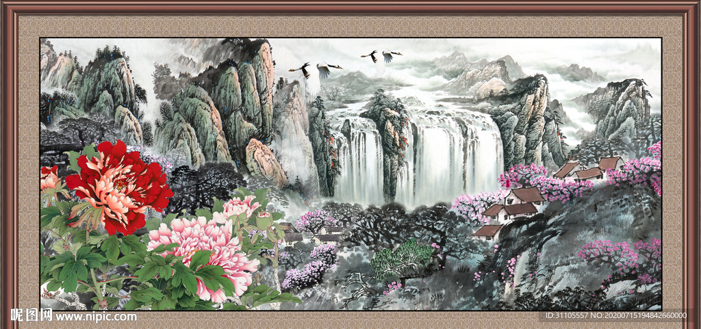 聚宝盆山水