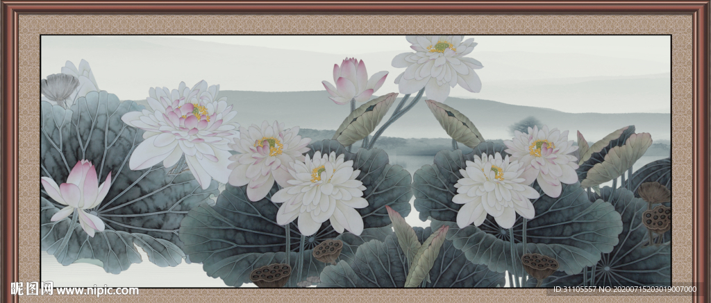 荷花图