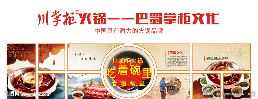 火锅文化墙