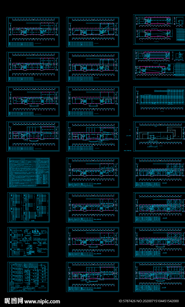 办公楼电网图纸