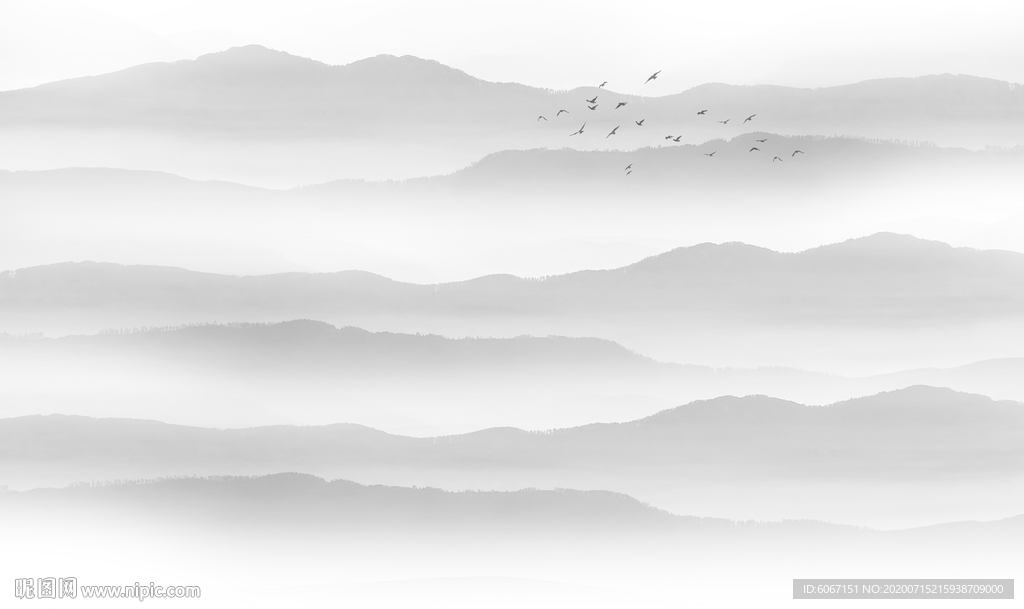 新中式山水画