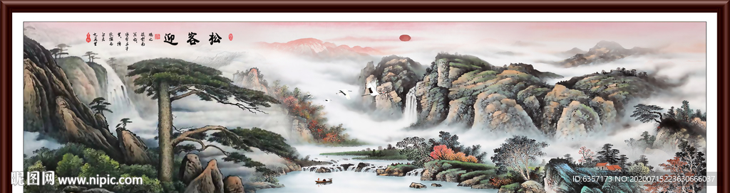 山水画国画山水画