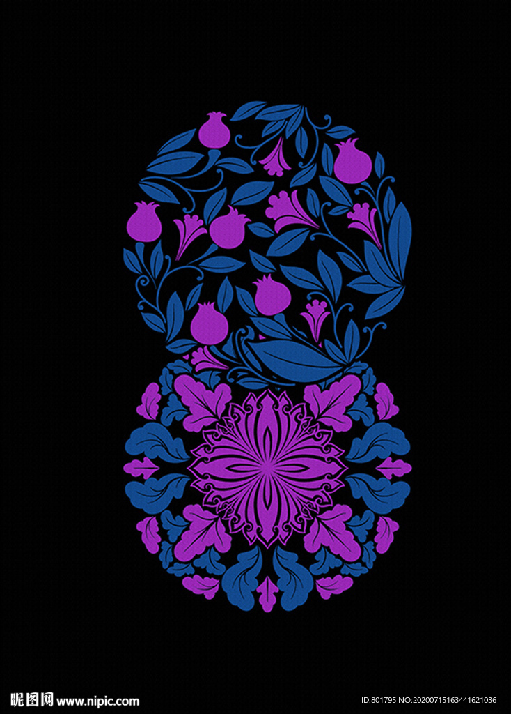 圆形花纹 传统花纹 传统元素