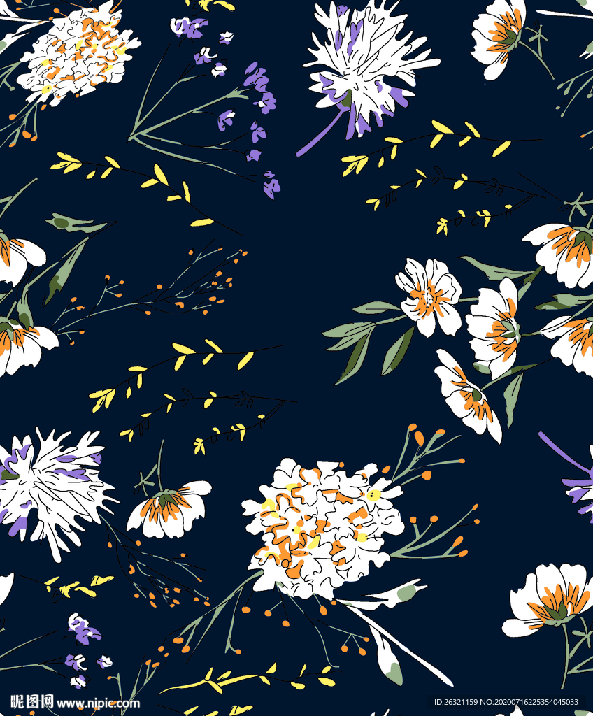 数码  印花 墙纸 叶子 花型