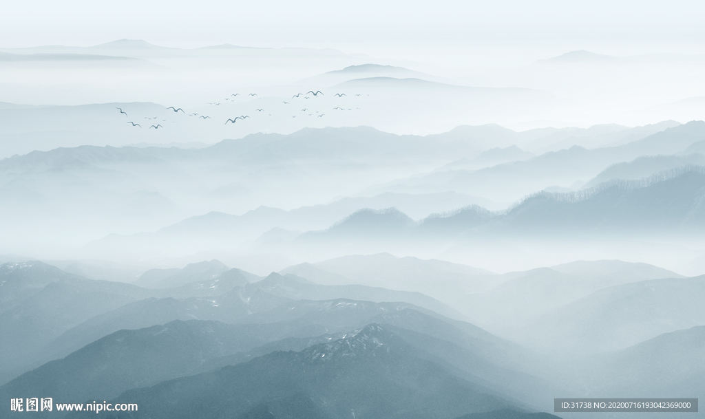 新中式山水画