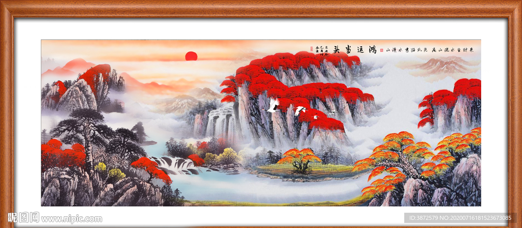 山水画 水墨山水画 意境山水画