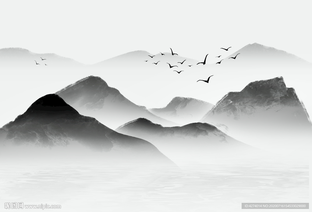 水墨山水