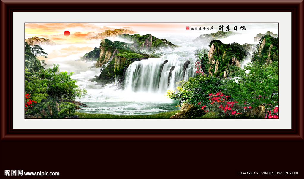 山水画 水墨山水画 意境山水画