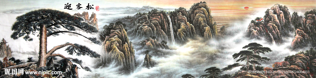 山水画国画山水画
