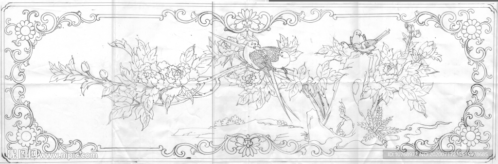 花鸟剪纸