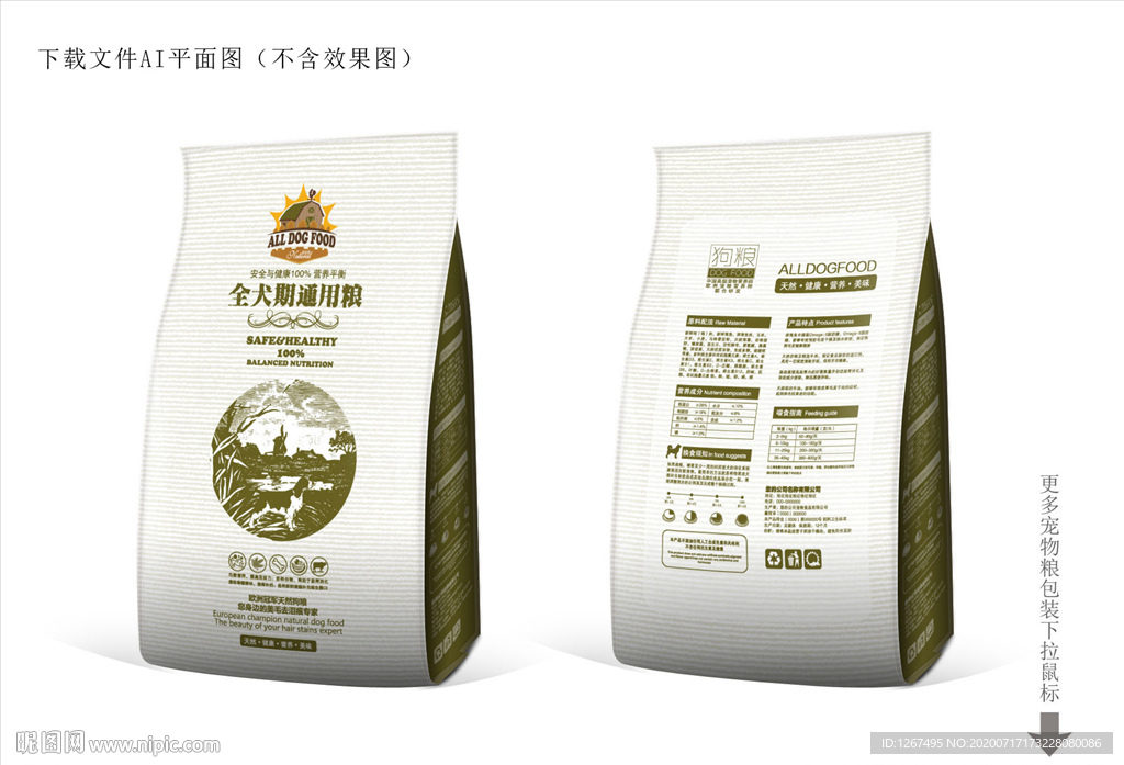 狗粮包装