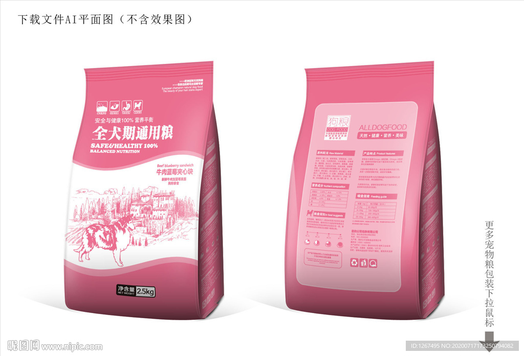 狗粮包装