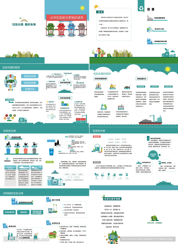 小学生垃圾分类手册