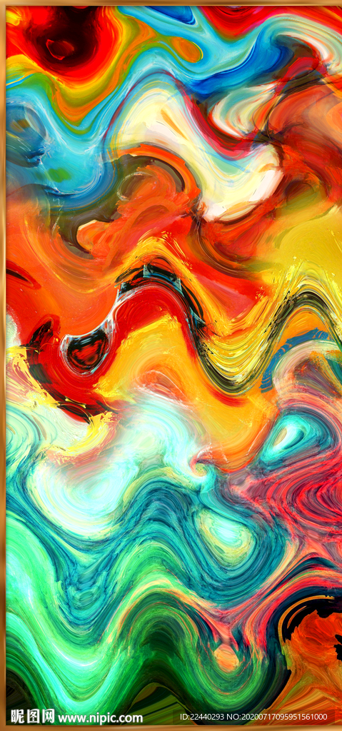 抽象油画