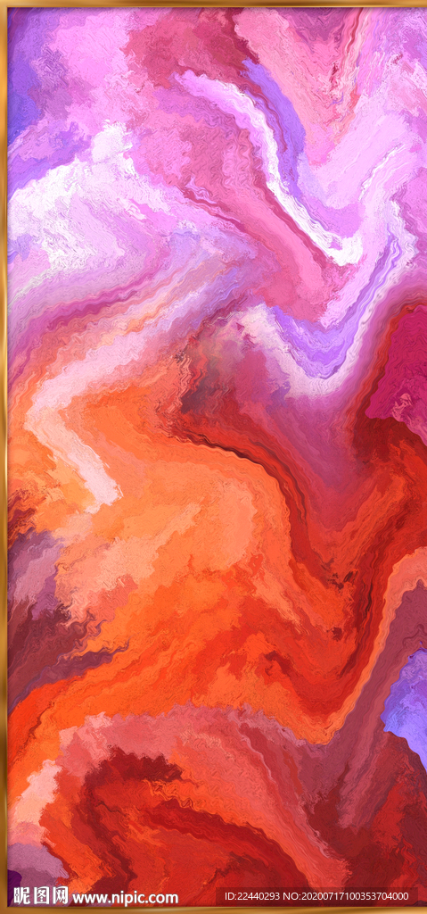 抽象油画