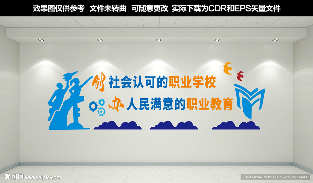 职业教育文化墙