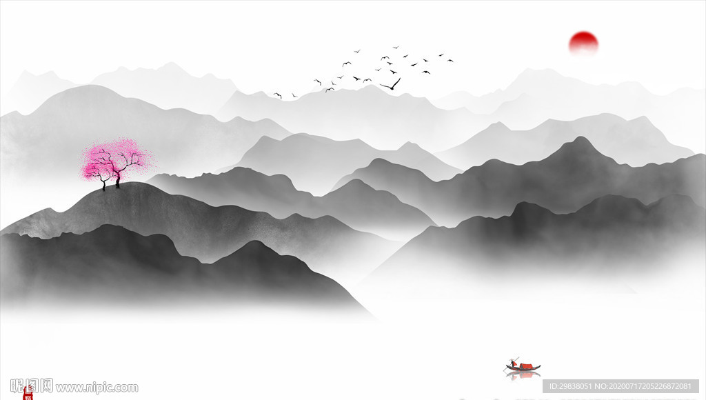 水墨画