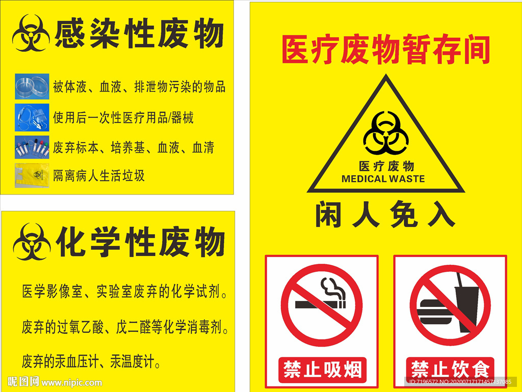 医疗废物标签图片