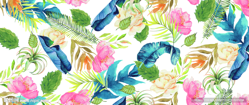 花型 数码 印花 花纹  底纹