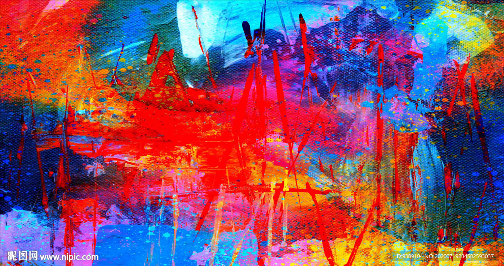 抽象油画