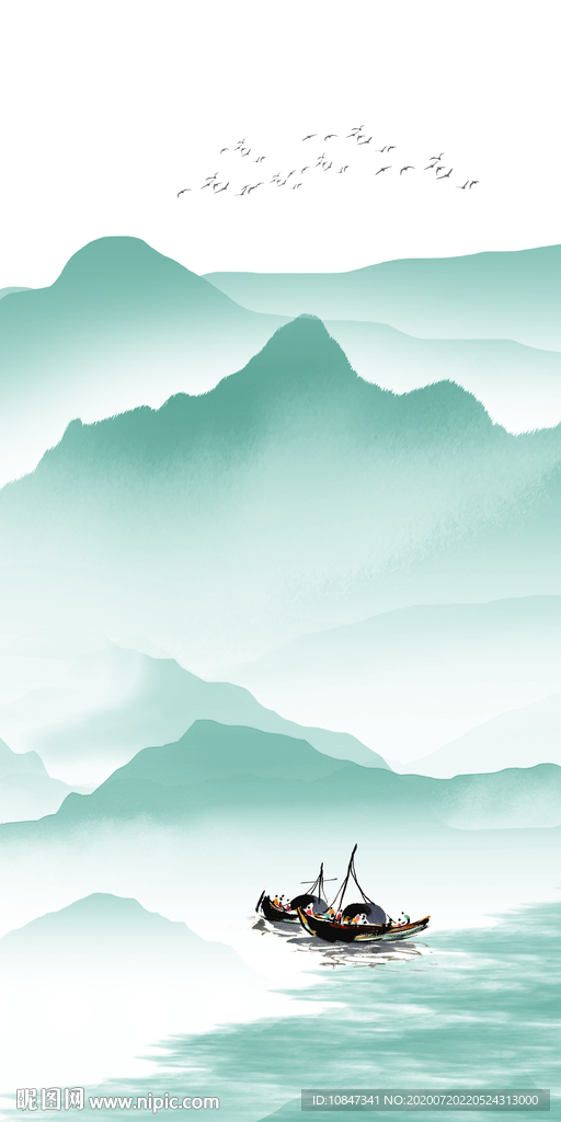 新品新山水玄关 TIF分层